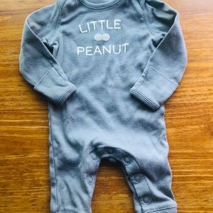 5/$15 🔹 NEWBORN peanut onesie
